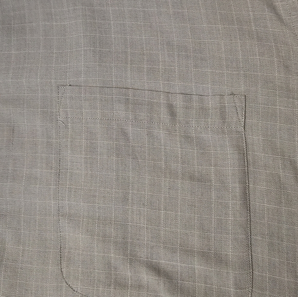 Men's Private Collection by Forsythe Long Sleeve Button Down Shirt grey   - Picture 9 of 10